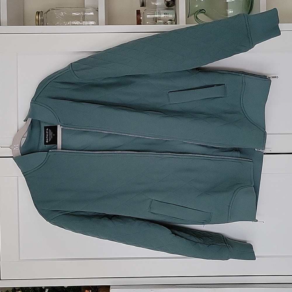 Athleta Retroplush Bomber Jacket Size: Medium
